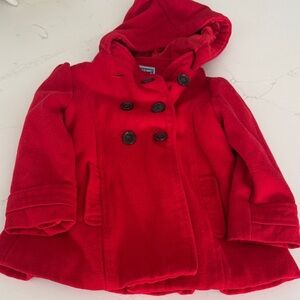 Old Navy Red Kids Pea Coat